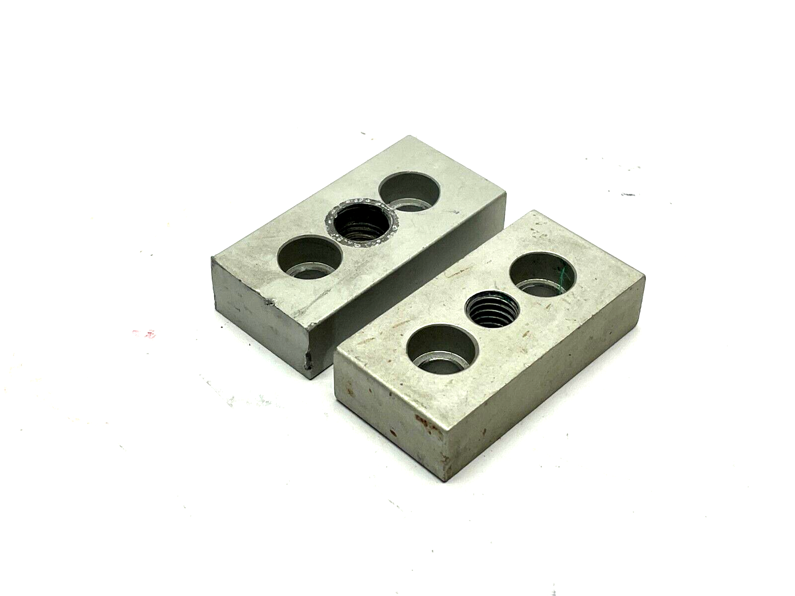 2151 | 80/20 Pressure Manifold Feed Plate 3-Hole LOT OF 2 - Used - Maverick Industrial Sales