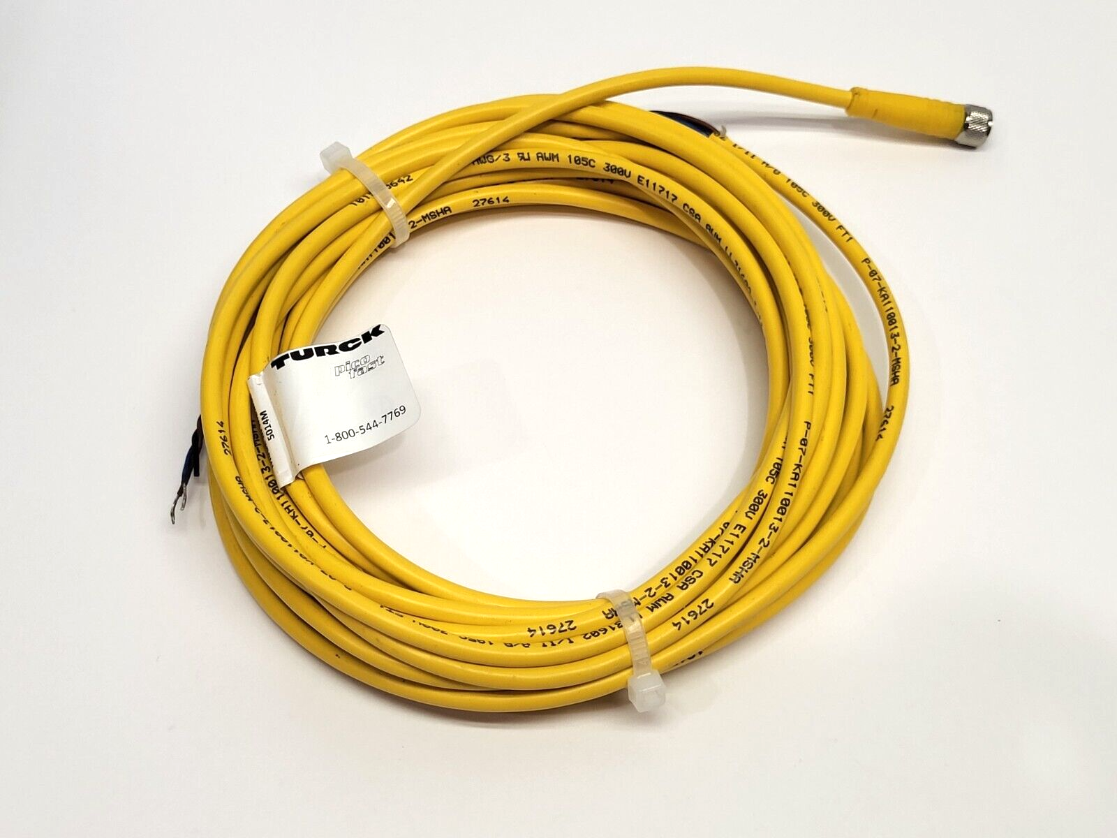 Turck PKG 3M-6 Single-Ended M8 3-Pin Picofast Female Cordset U2515-66 - Used - Maverick Industrial Sales
