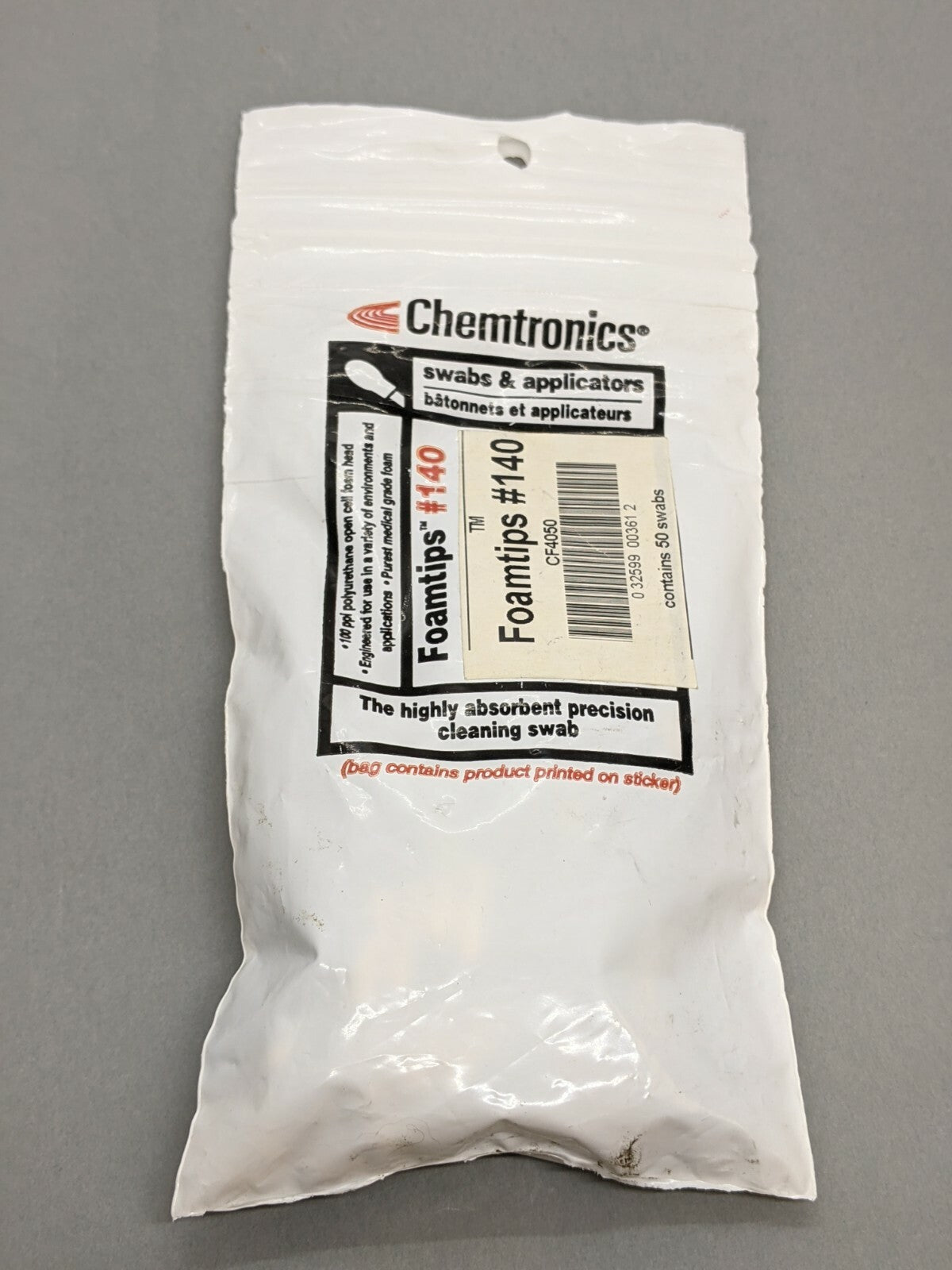 CF4050 | Chemtronics Foamtips #140 PKG OF 50 - New Other - Maverick Industrial Sales