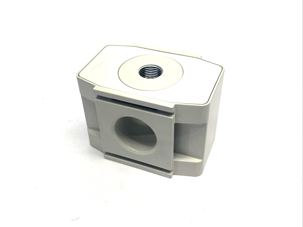 SMC Y610-N03-D T-Interface Spacer For Modular Pneumatic FRL 3/8" NPT - Maverick Industrial Sales