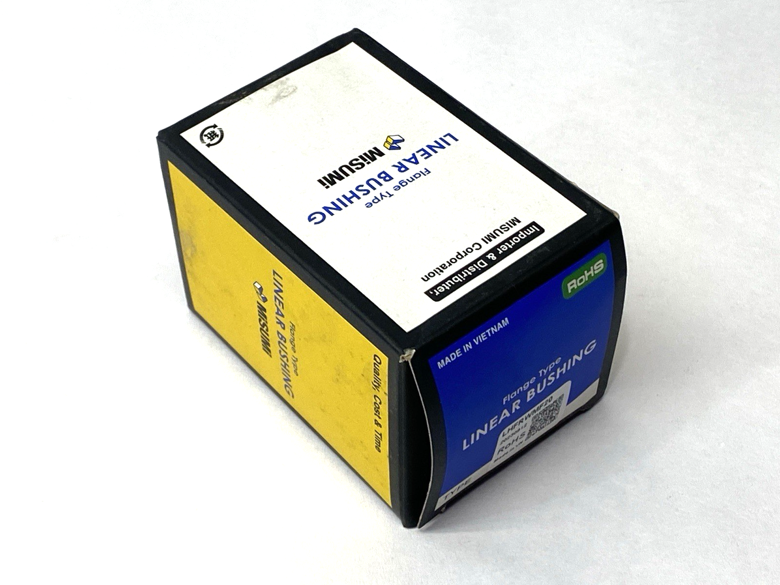 Misumi LHFRWMF20 Flanged Linear Ball Bushing 20mm Shaft Dia. 80mm Overall Length - Maverick Industrial Sales