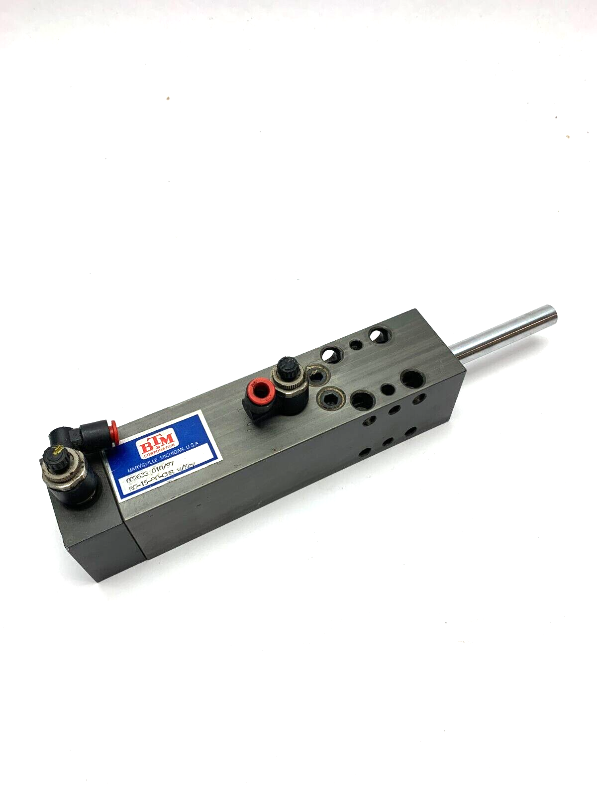 RC-15-90-CRW | BTM Corporation Pneumatic Rotary Power Clamp w/Key 002633 - Used - Maverick Industrial Sales