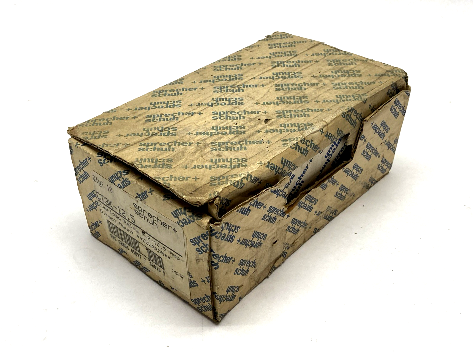 Sprecher+Schuh CT 3K-12.5 Overload Relay 9-12.5A BOX OF 10 - Maverick Industrial Sales