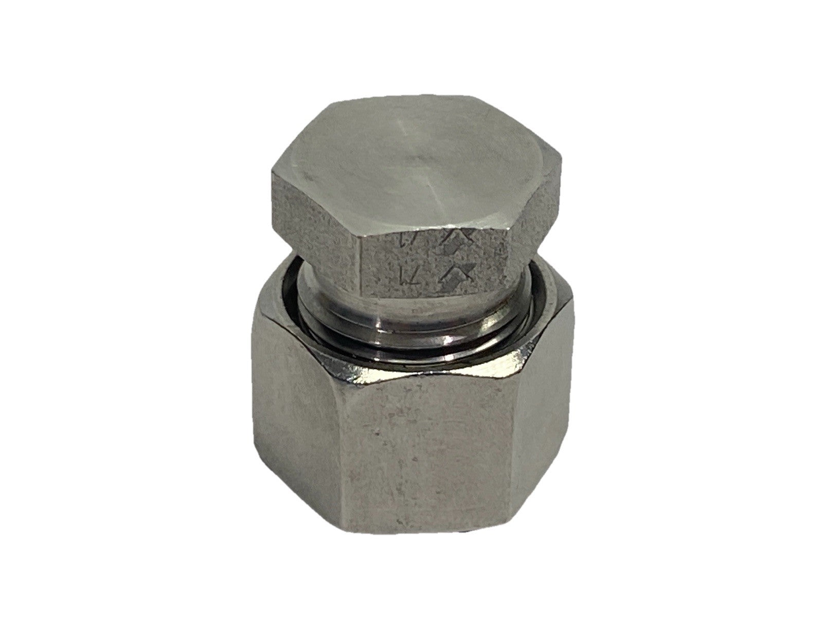 Brennan Industries D2408-L12-SS Compression Fitting Plug 12mm OD M18x1.5 - Maverick Industrial Sales