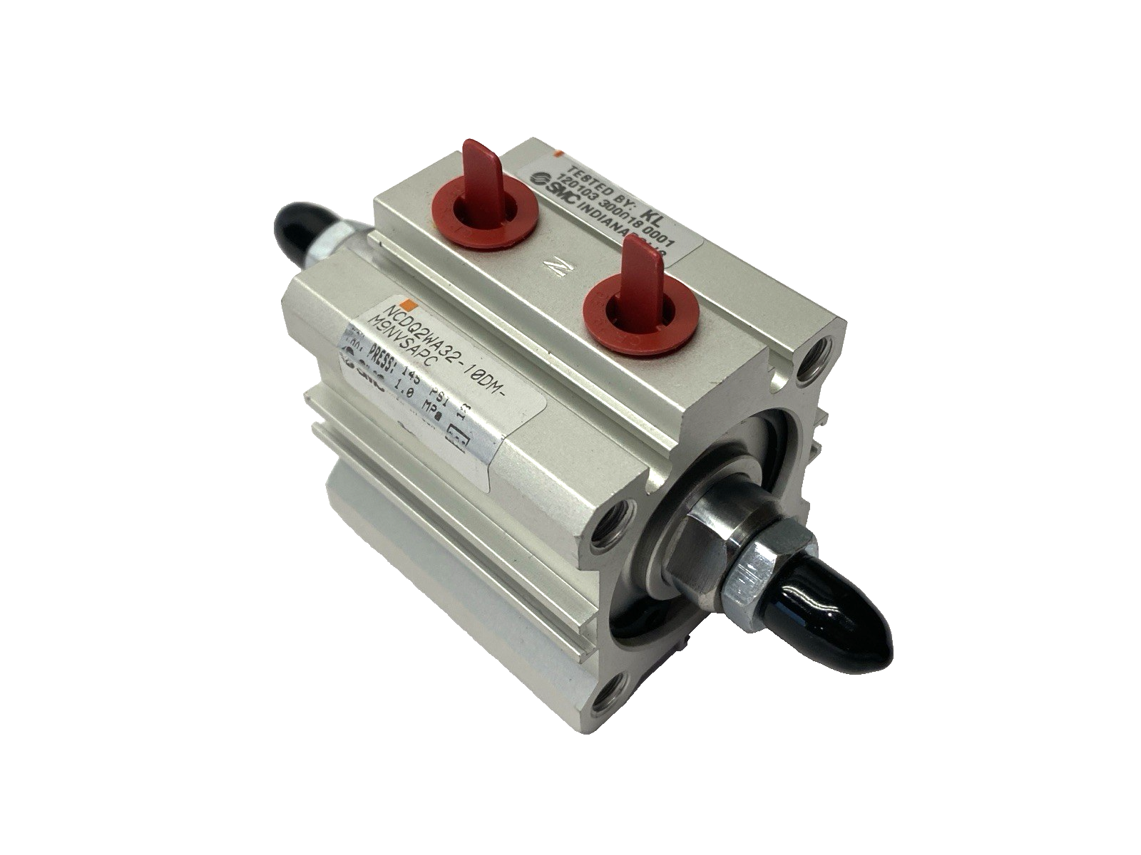 SMC NCDQ2WA32-10DM-M9NVSAPC Pneumatic Double Rod Compact Cylinder 32mm Bore - Maverick Industrial Sales
