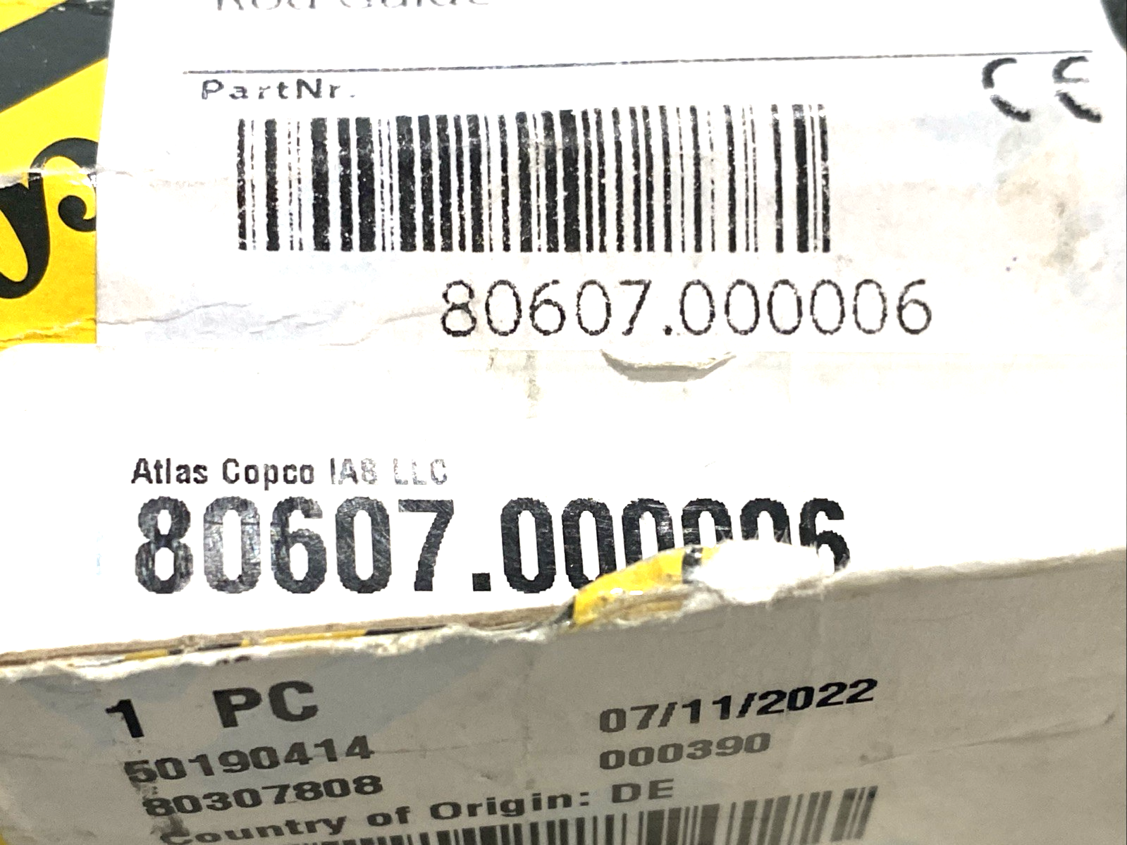 80607.000006, 80607.00006 | Atlas Copco 80607.000006 Rod Guide - New Other - Maverick Industrial Sales