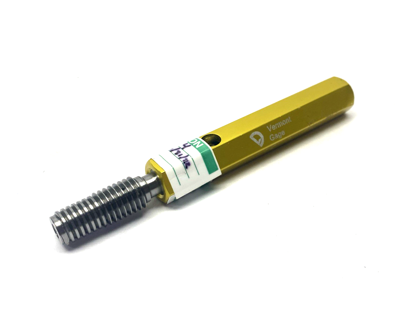 M10 X 1.5-6G, M10 X 1.5 6g | Vermont Gage M10 X 1.5-6G GO Plug Thread Gage Male GO Only - Used - Maverick Industrial Sales