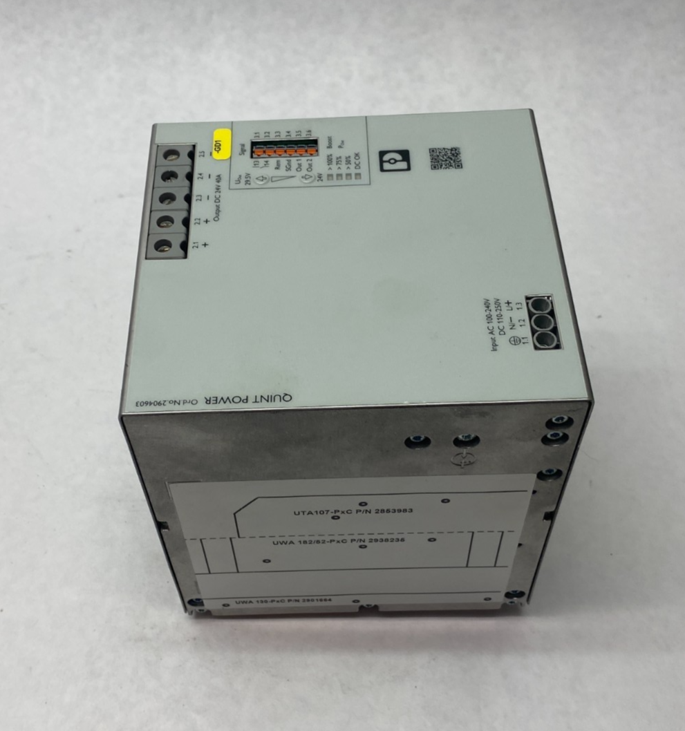 QUINT4-PS/1AC/24DC/40,2904603 | Phoenix Contact QUINT4-PS/1AC/24DC/40 Primary Switched Power Supply 2904603 - Used - Maverick Industrial Sales