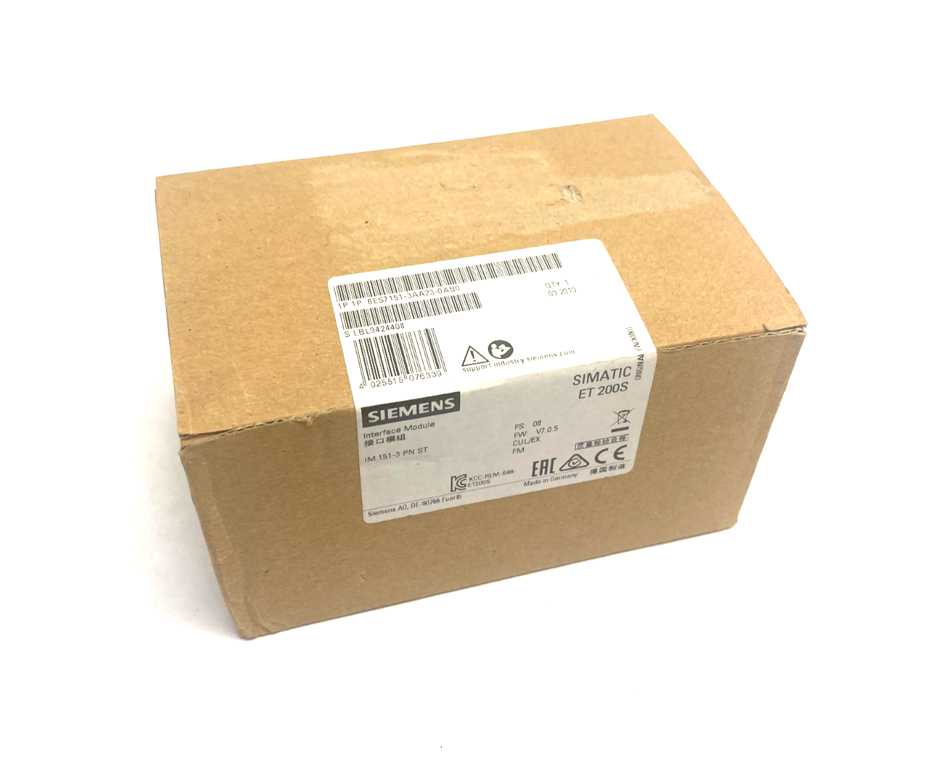 Siemens 6ES7151-3AA23-0AB0 SIMATIC DP Interface Module, IM 151-3 PN ST - Maverick Industrial Sales