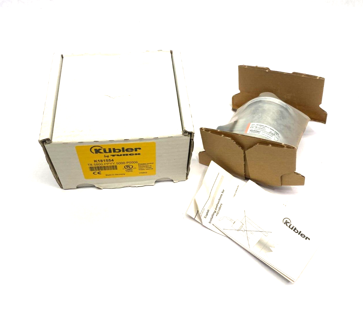 T8.5800.PPYY.5000.P0006, K181554 | Turck Kübler T8.5800.PPYY.5000.P0006 Incremental Rotary Encoder K181554 - New - Maverick Industrial Sales
