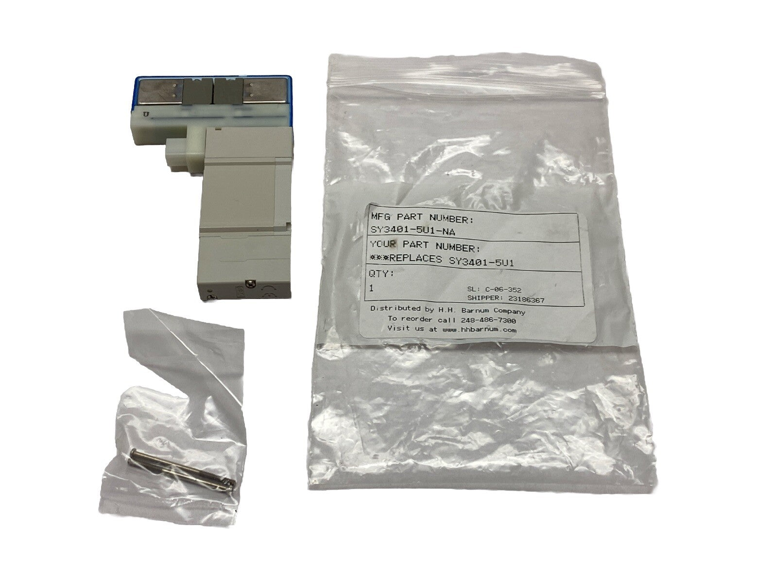 SY3401-5U1-NA | SMC Pneumatic 5-Port Solenoid Valve 24VDC - New Other - Maverick Industrial Sales