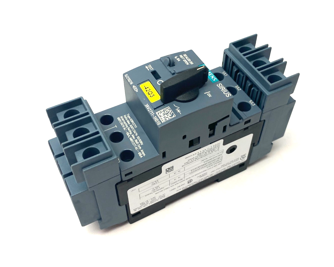 Siemens 3RV2711-1HD10 SIRIUS Motor Starter Circuit Protector Frame Size S00 - Maverick Industrial Sales