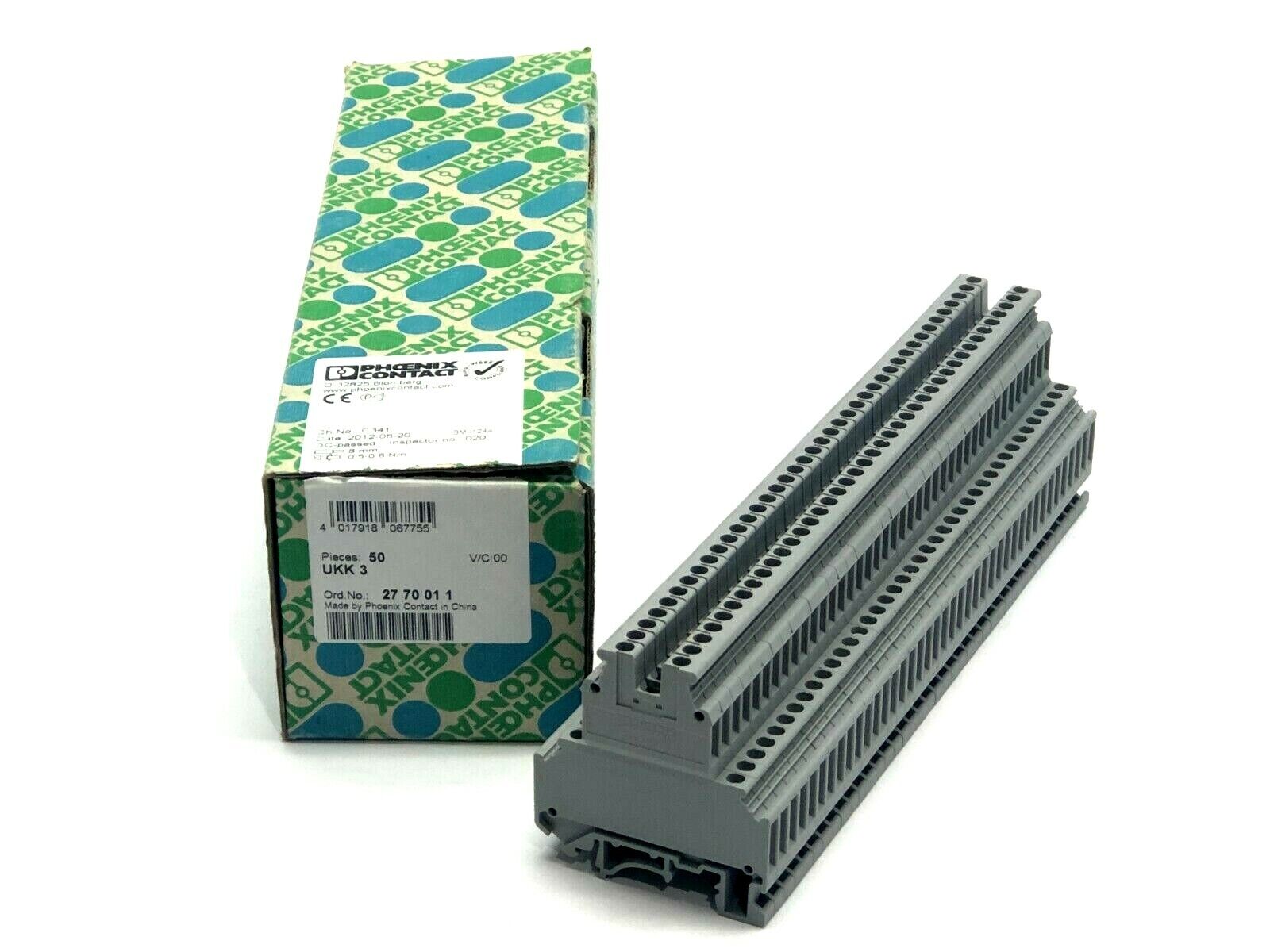 Phoenix Contact UKK 3 Double-Level Terminal Block 2770011 LOT OF 40 - Maverick Industrial Sales