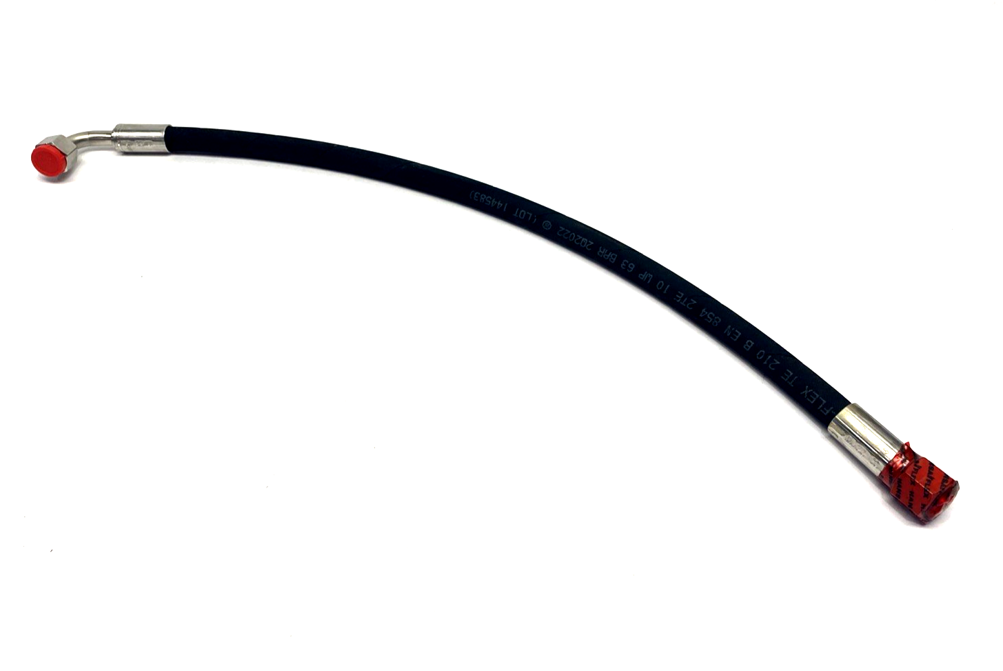H-KON 437082 Hydraulic Hose w/ 90 Deg. Fitting, 24" Length PH71-516013 - Maverick Industrial Sales