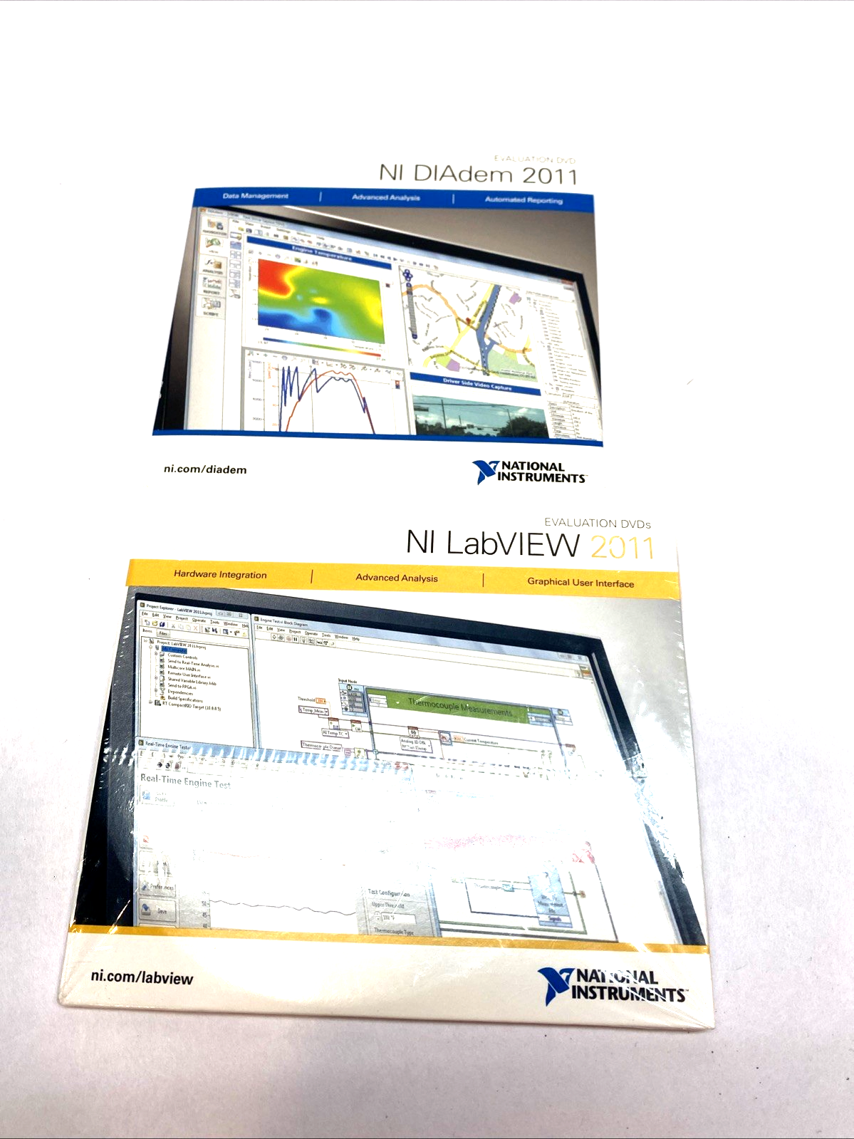 National Instruments NI DIAdem/LabVIEW 2011 Evaluation DVDs - Maverick Industrial Sales