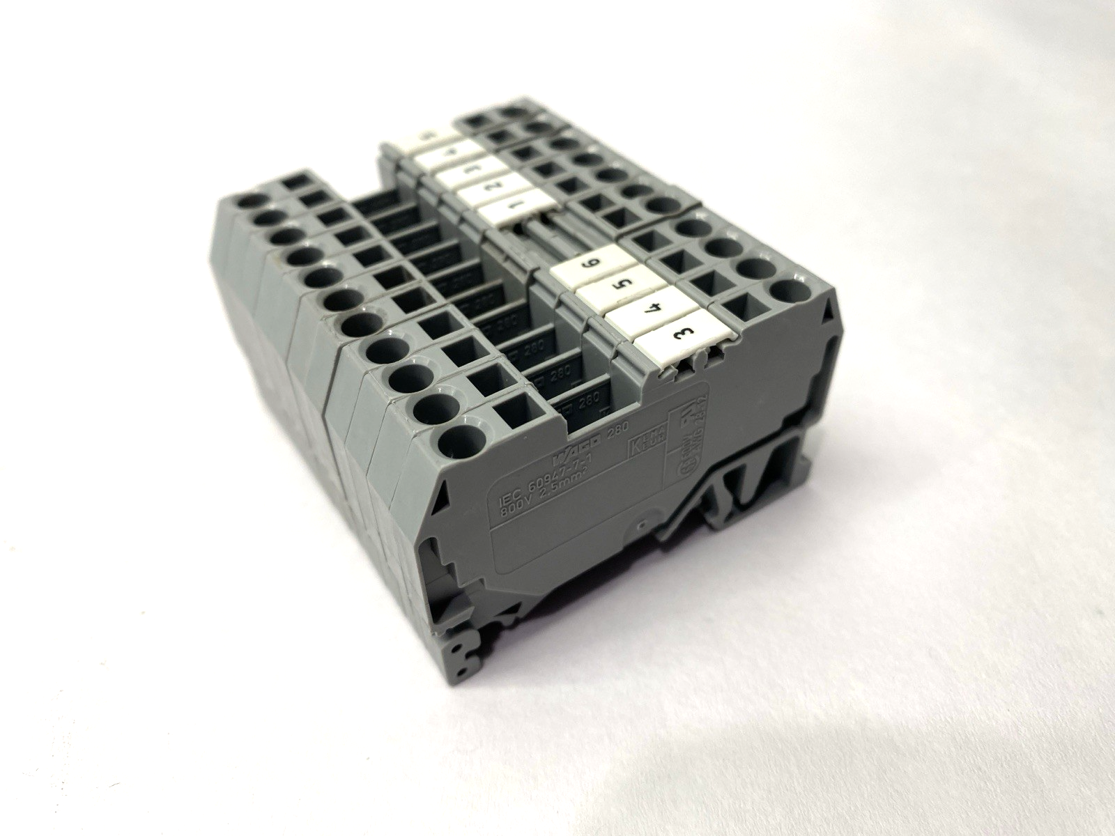 Wago 280-901 Terminal Block 2-Conductor LOT OF 11 - Maverick Industrial Sales