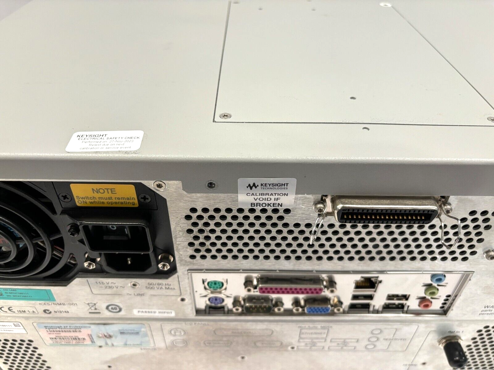 Agilent E5052B Signal Source Analyzer, 10 MHz - 7 GHz, MY47100111 - For parts or not working - Maverick Industrial Sales