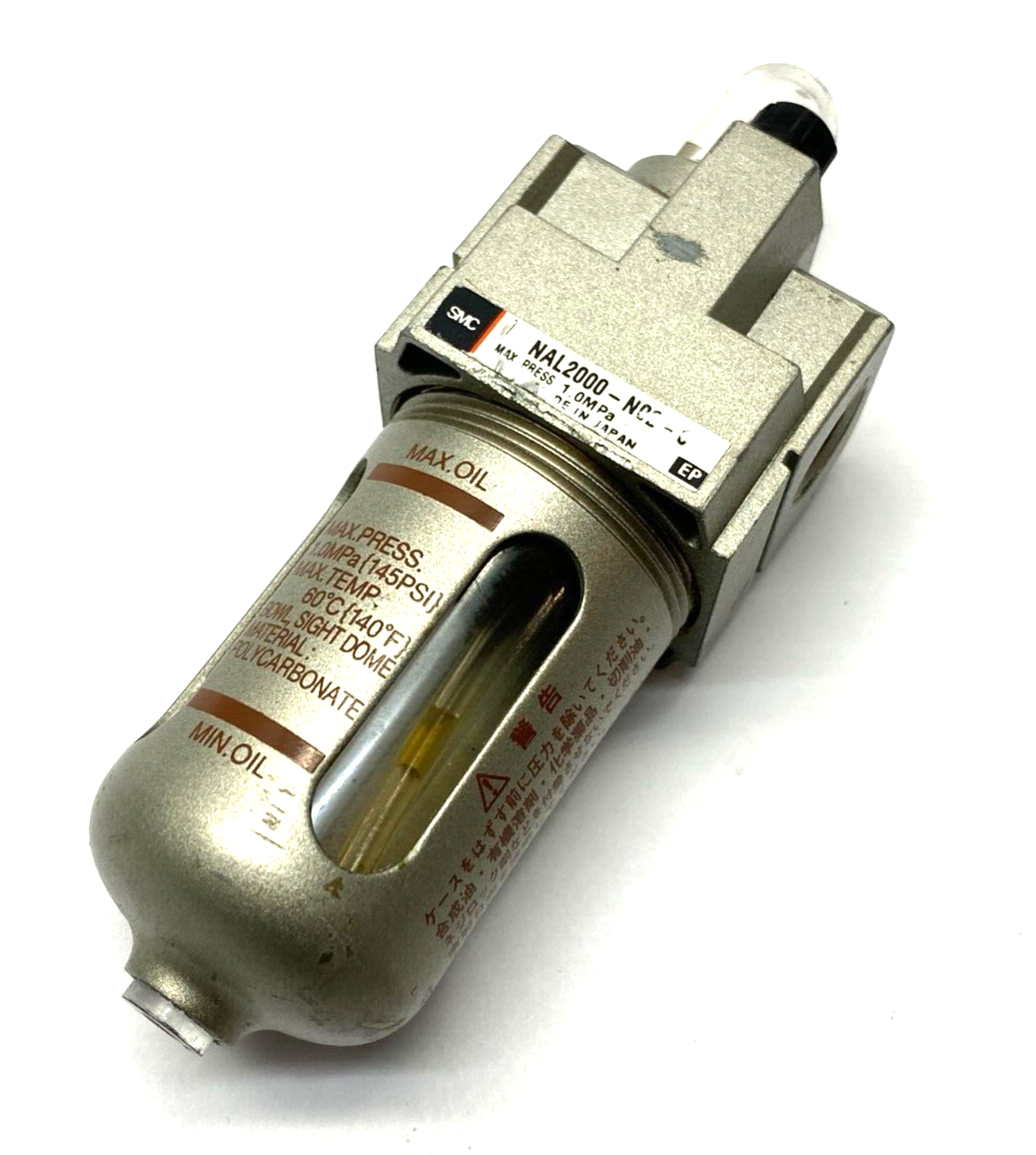 NAL2000-N02-C | SMC Legacy Series Lubricator Module 1/4" NPT 1.0MPa Max Press - Used - Maverick Industrial Sales