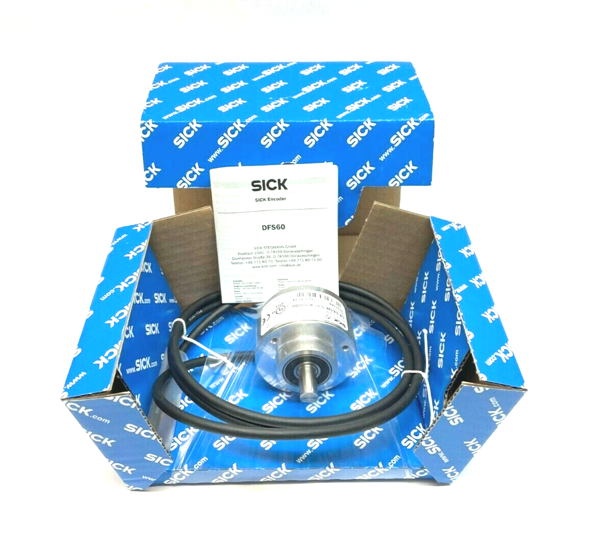 Sick DFS60B-S4CK10000 Incremental Encoder, 6-Signal Channels, 1037166 - New - Maverick Industrial Sales