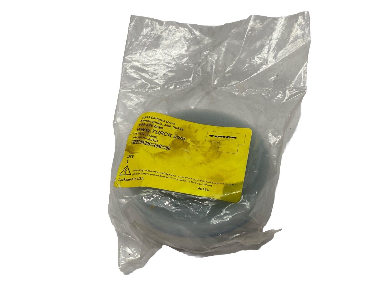 FST 1IN 12YARDS, A9393 | Turck FST 1IN 12YARDS Clear Weld Self Seal Tape A9393 - New - Maverick Industrial Sales