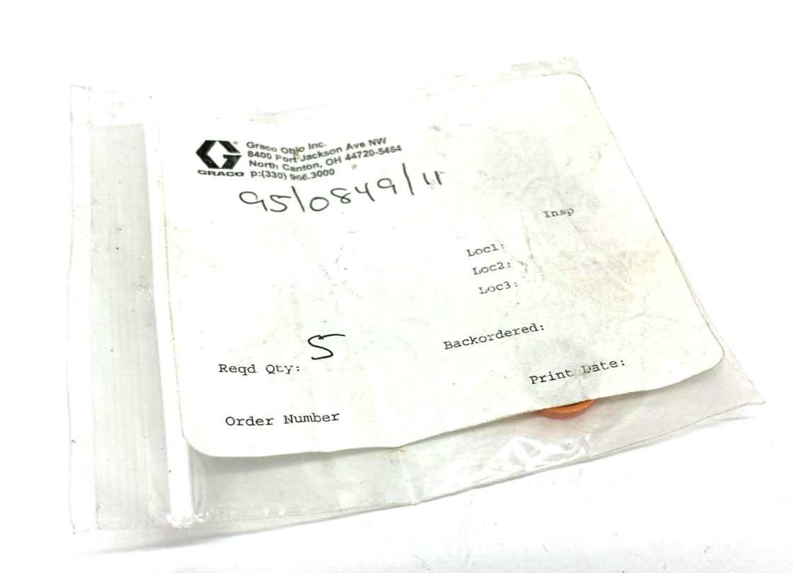 Graco 95/0849/11 Posipak Seal 3/8ID x 5/8OD P/Viton PKG OF 4 - Maverick Industrial Sales