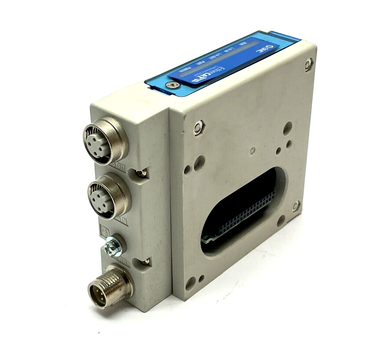 SMC EX260-SEC1 Compact EtherCAT Serial Interface Unit 32 PNP - Used - Maverick Industrial Sales