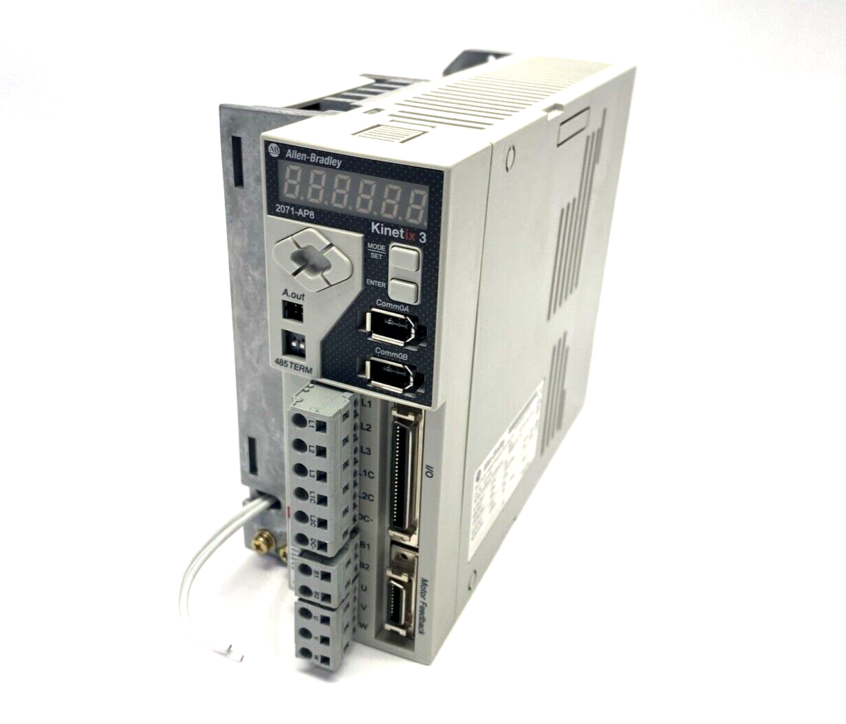 Allen Bradley 2071-AP8 Ser. A Kinetix 3 800W Component Servo Drive 3PH 5A 220VAC - For parts or not working - Maverick Industrial Sales