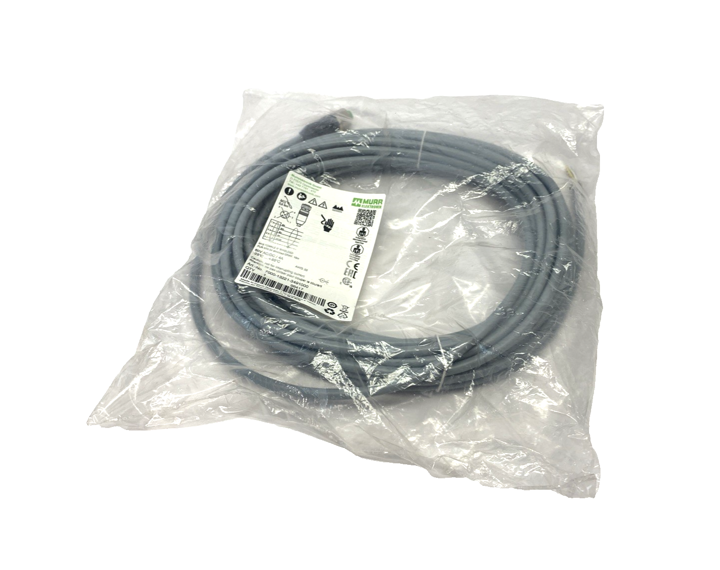 Murr Elekronik 7000-13221-3491000 Connection Cable M12 Female 5-Pin 10m - Maverick Industrial Sales