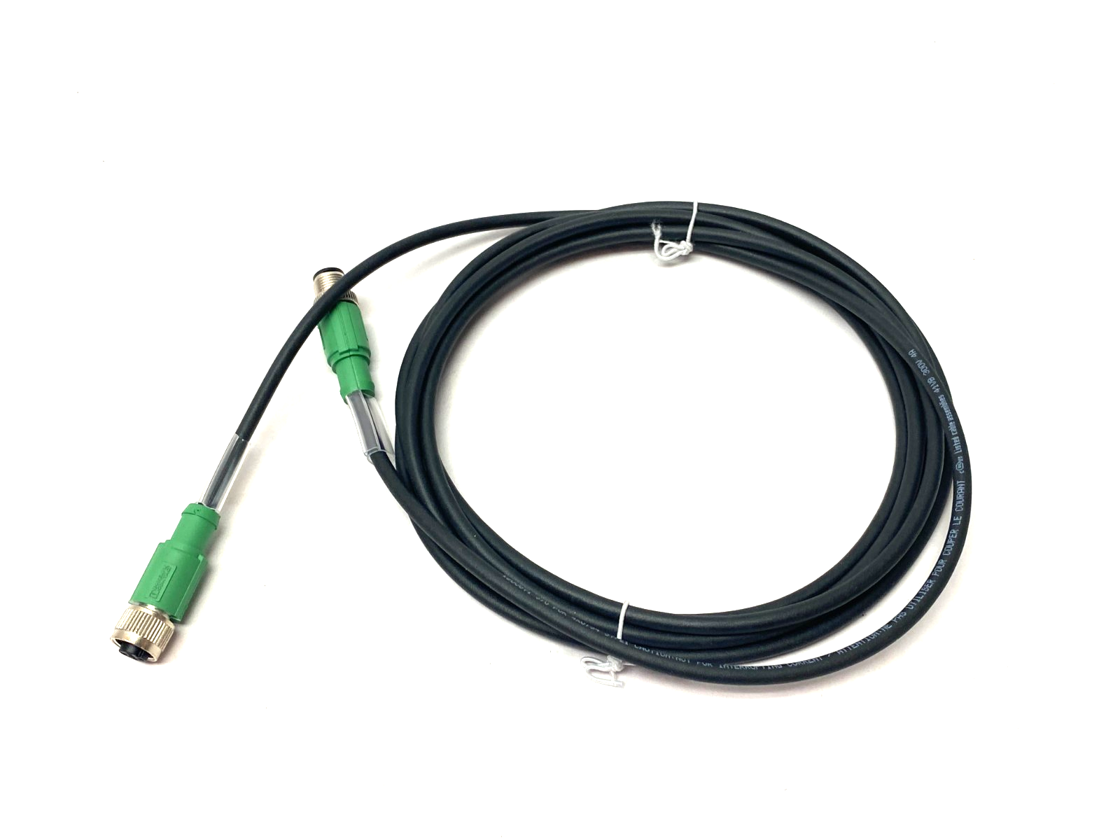 Phoenix Contact SAC-4P-M12MS/3,0-PUR/M12FS SH Double Ended Cordset 1500871 - New – Open box - Maverick Industrial Sales