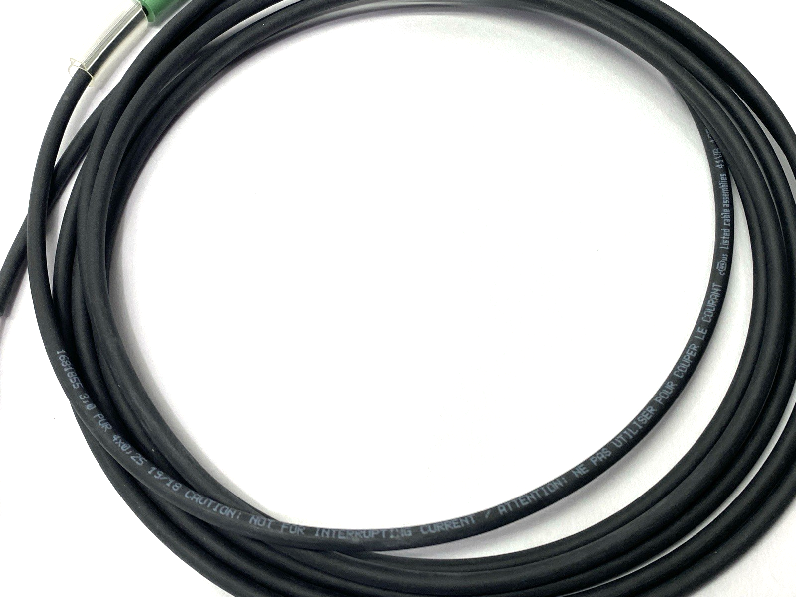 SAC-4P- 3,0-PUR/M 8FS | Phoenix Contact Single-Ended Cable M8 3m 1681855 - New – Open box - Maverick Industrial Sales