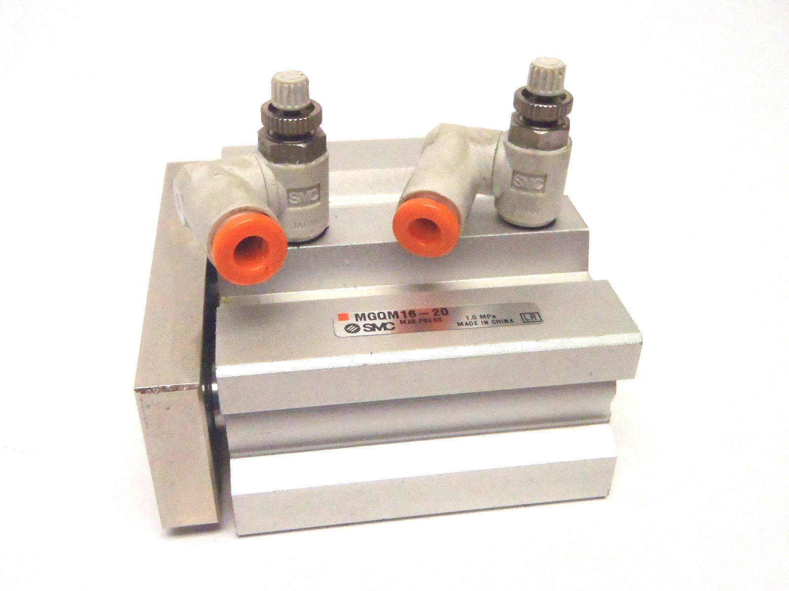 MGQM16-20 | SMC Slide Ball Bearing Compact Guide Cylinder - New – Open Box - Maverick Industrial Sales