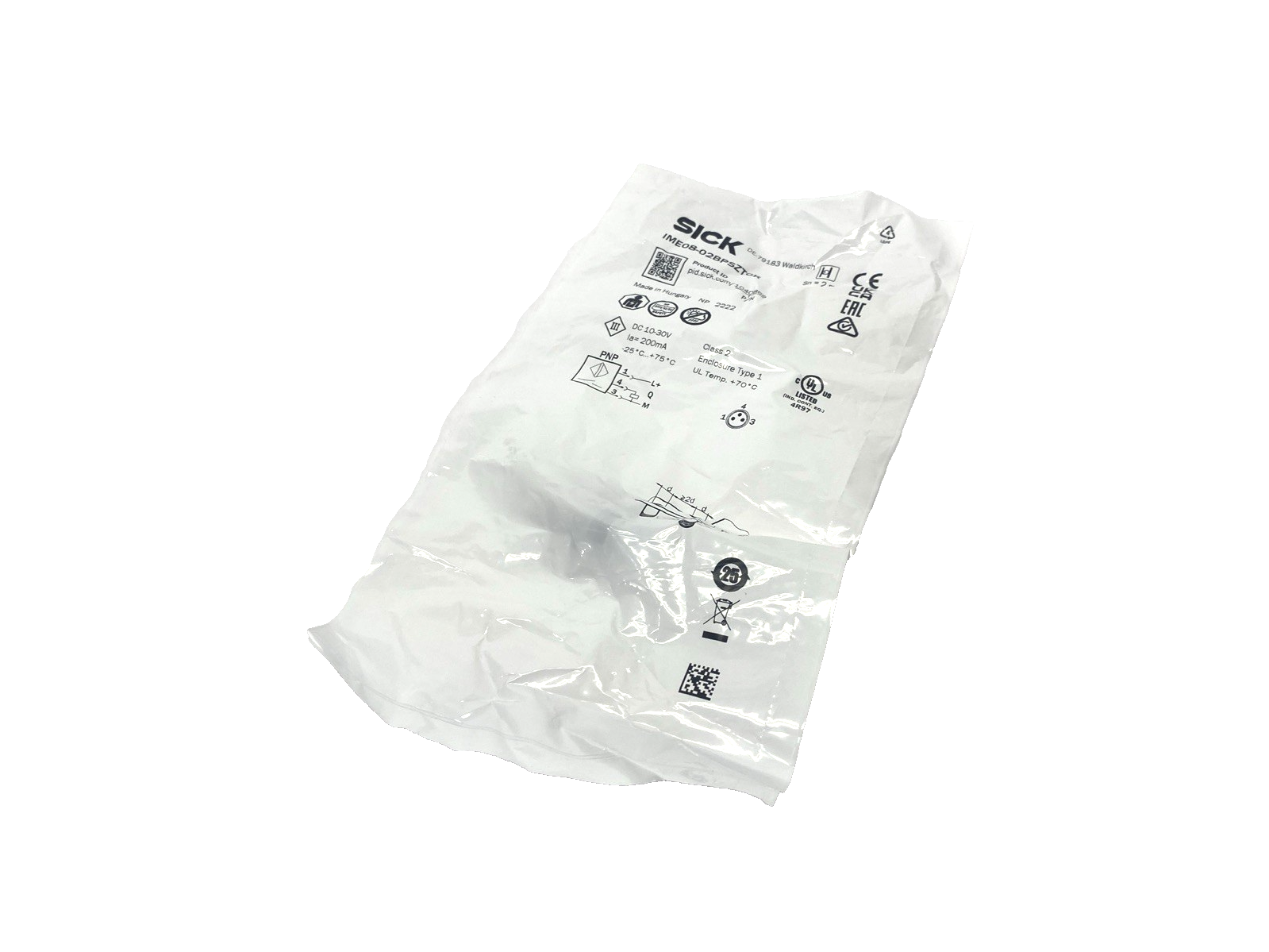 Sick IME08-02BPSZT0K Inductive Proximity Sensor M8 1040869 - New - Maverick Industrial Sales