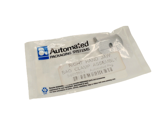 3-001989-1 | Automated Packaging Systems Right Hand Jaw Bag Clamp Assembly - New - Maverick Industrial Sales