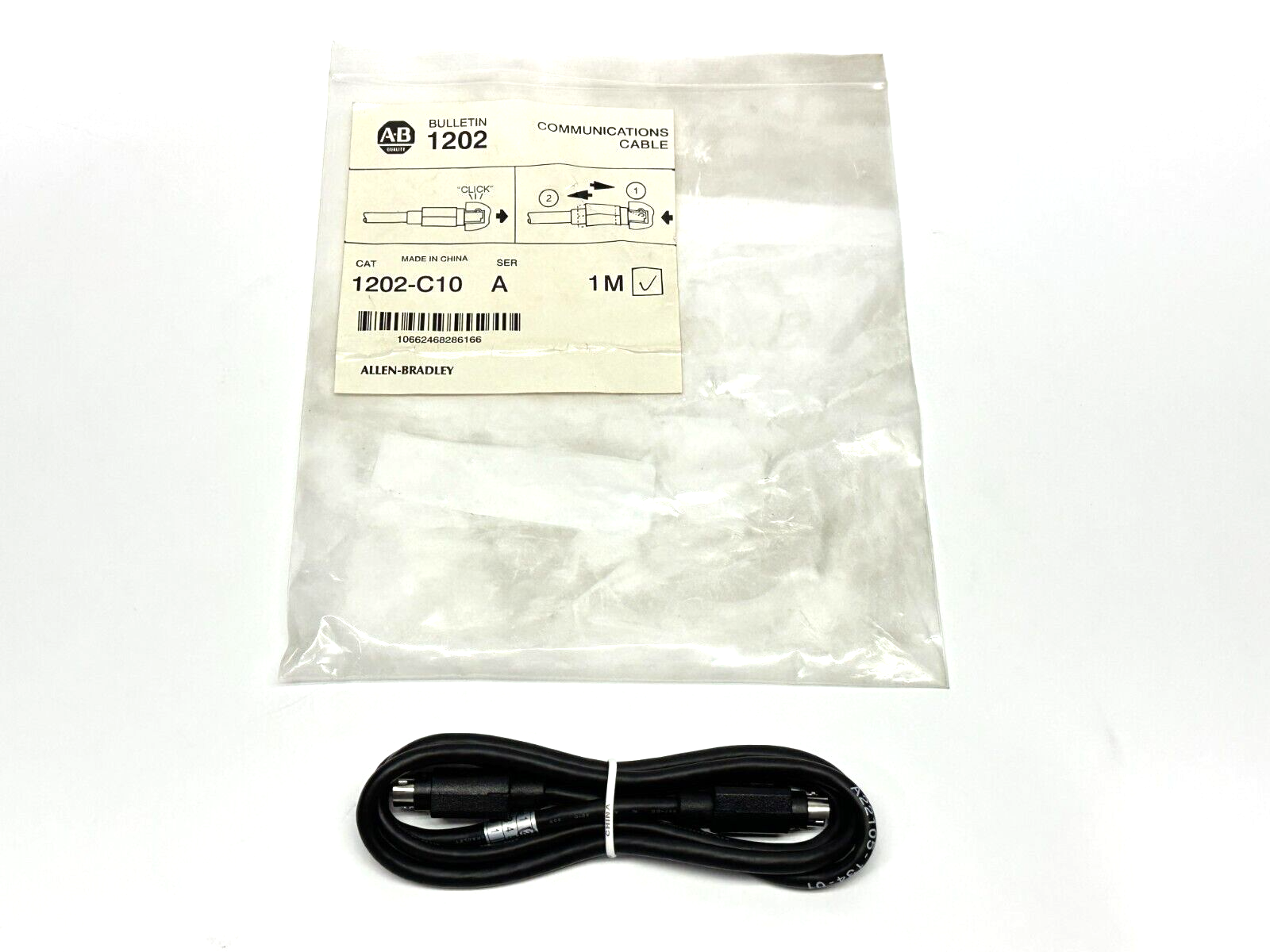 1202-C10 | Allen Bradley Ser A SCANport HIM Cable 1m - New - Maverick Industrial Sales