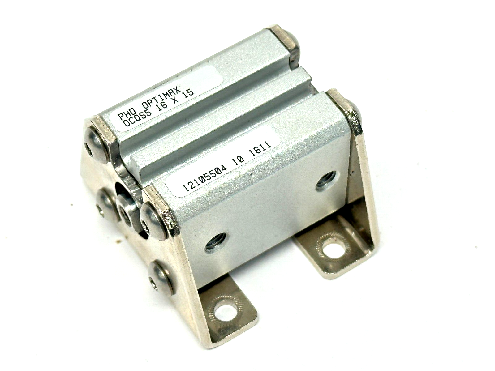 PHD OCQS5 16X15 Optimax Pneumatic Cylinder 16mm Bore 15mm Stroke - Used - Maverick Industrial Sales