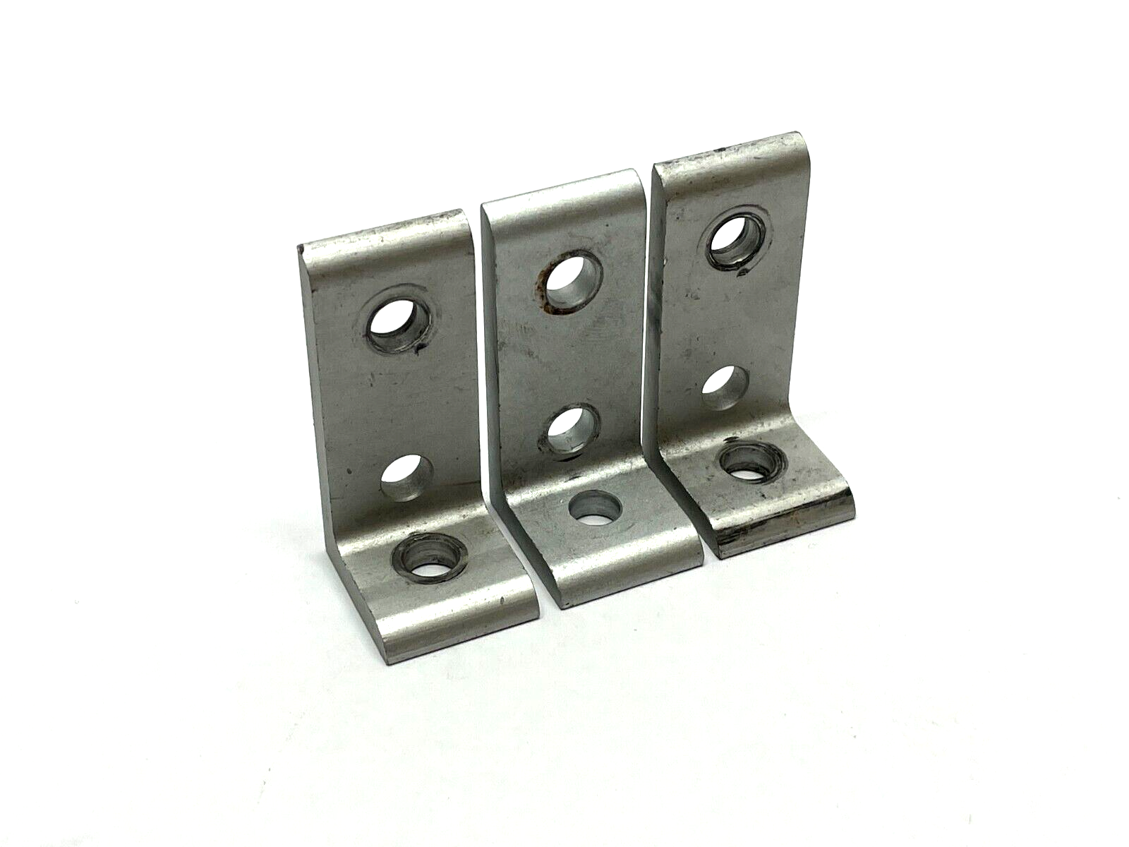 4250 | 80/20 Slotted Inside Corner Bracket 3 Hole LOT OF 3 - Used - Maverick Industrial Sales
