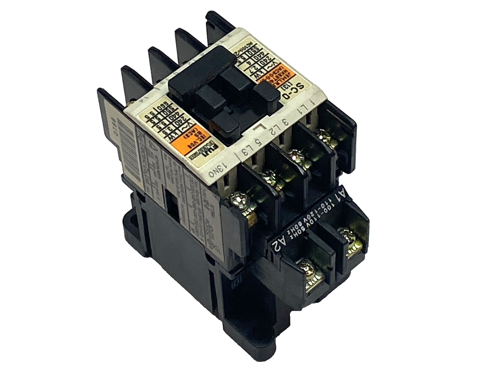 Fuji SC13AA SC-0 3-Pole Contactor 13A 600V 1NO Aux 100-110V 50/60Hz Coil - Maverick Industrial Sales