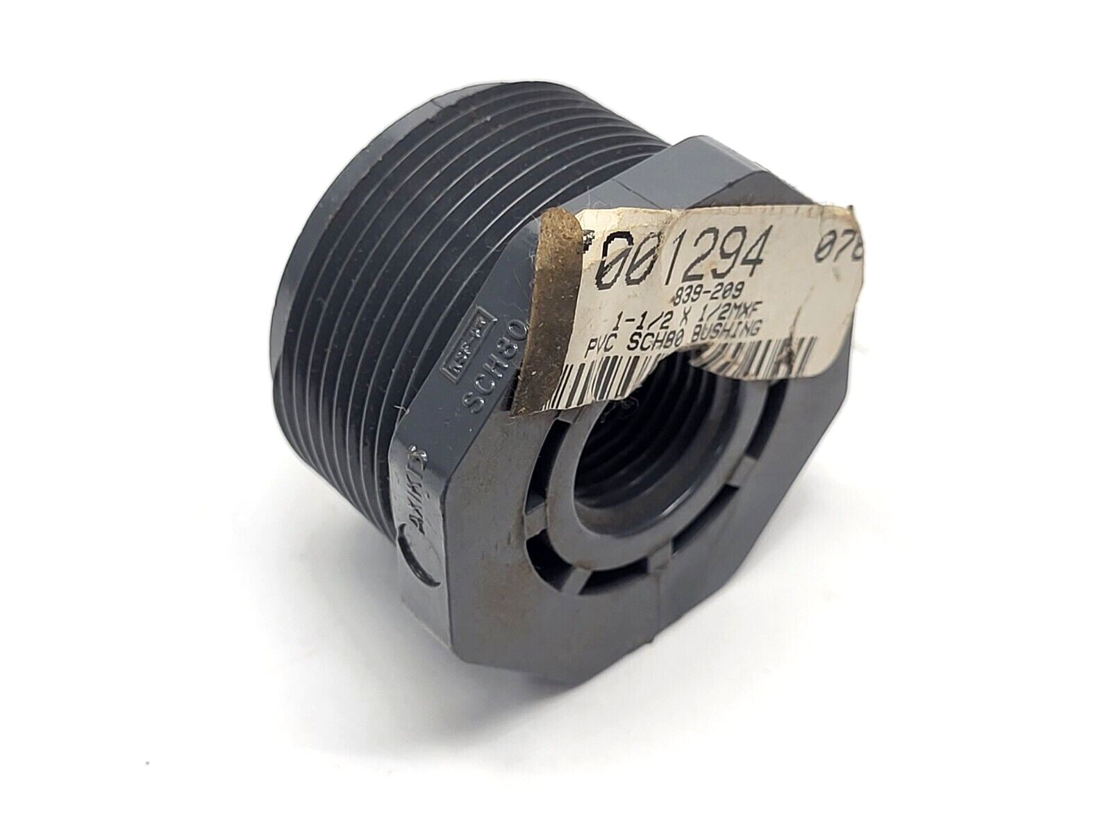 839-209 | Spears Reducing Bushing 1-1/2" X 1/2" SCH80 PVC - New – Open box - Maverick Industrial Sales