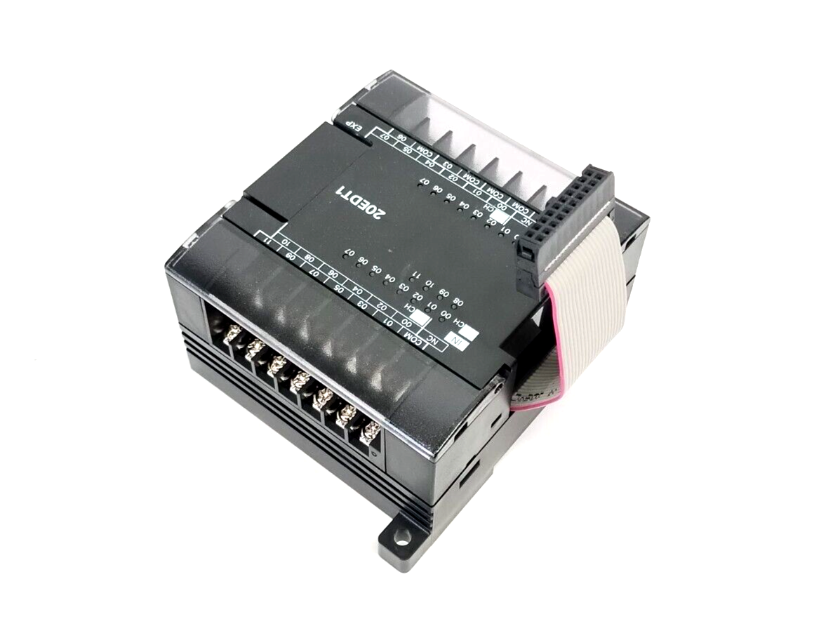 Omron CP1W-20EDT1 PLC I/O Expansion Unit 12 x 24VDC Inputs 8 x PNP Outputs 0.3A - New – Open box - Maverick Industrial Sales