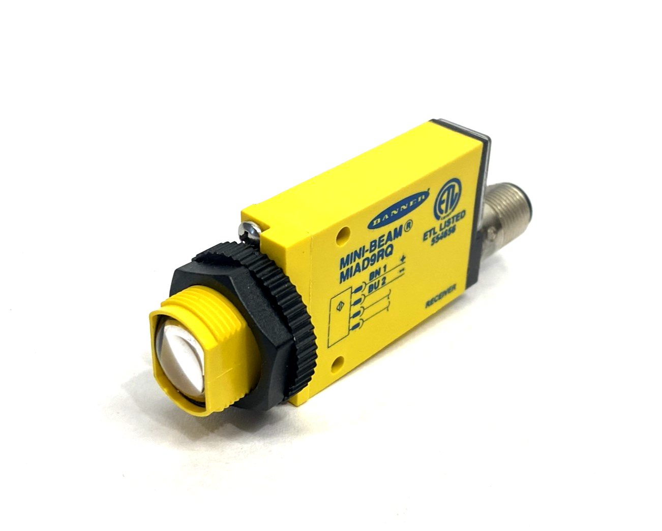 MIAD9RQ, 40146 | Banner MIAD9RQ MINI-BEAM Sensor Receiver 40146 - New – Open box - Maverick Industrial Sales