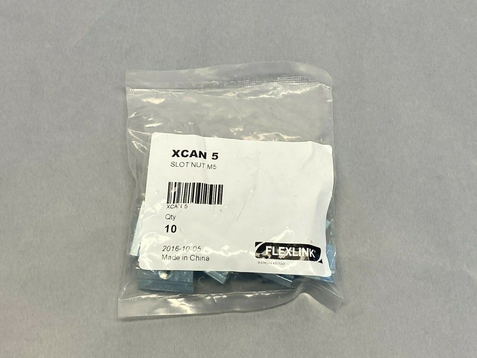 Flexlink XCAN 5 Slot Nut M5 BAG OF 10 - New - Maverick Industrial Sales