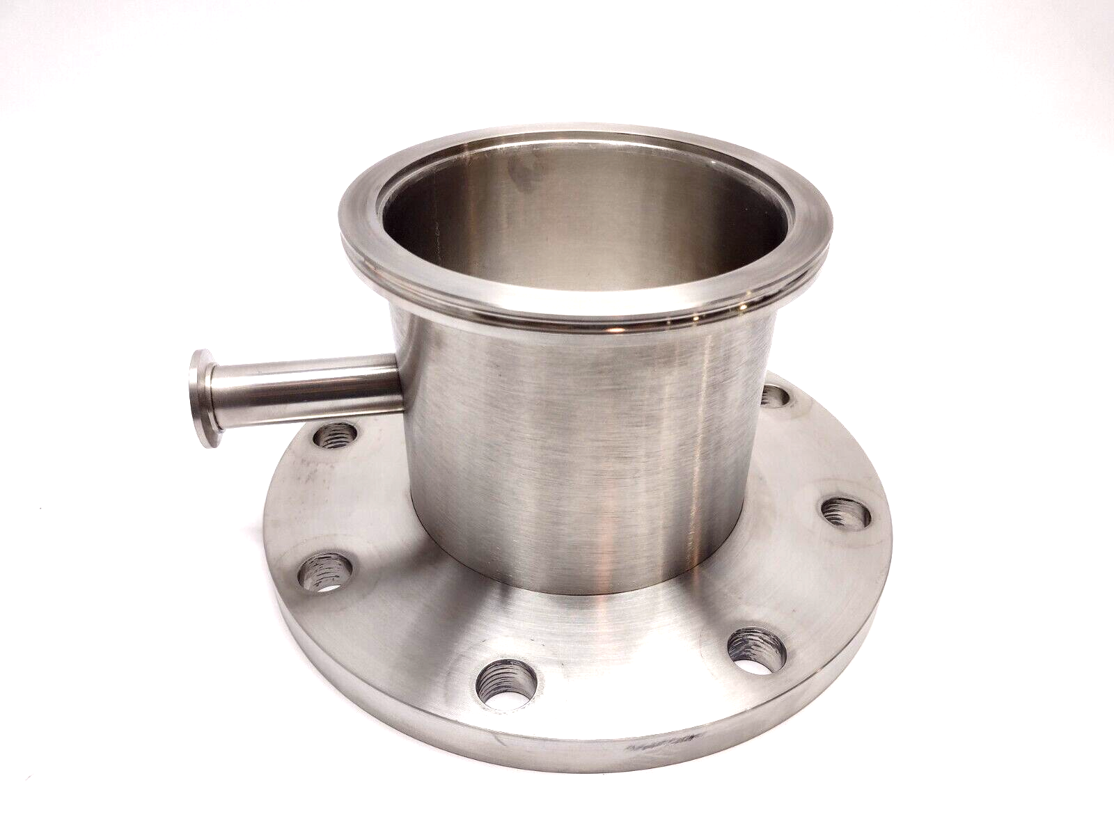 Vacuum Flange 5-7/8" ID x 5-7/8" ID x 7/8" Stainless Steel - Maverick Industrial Sales