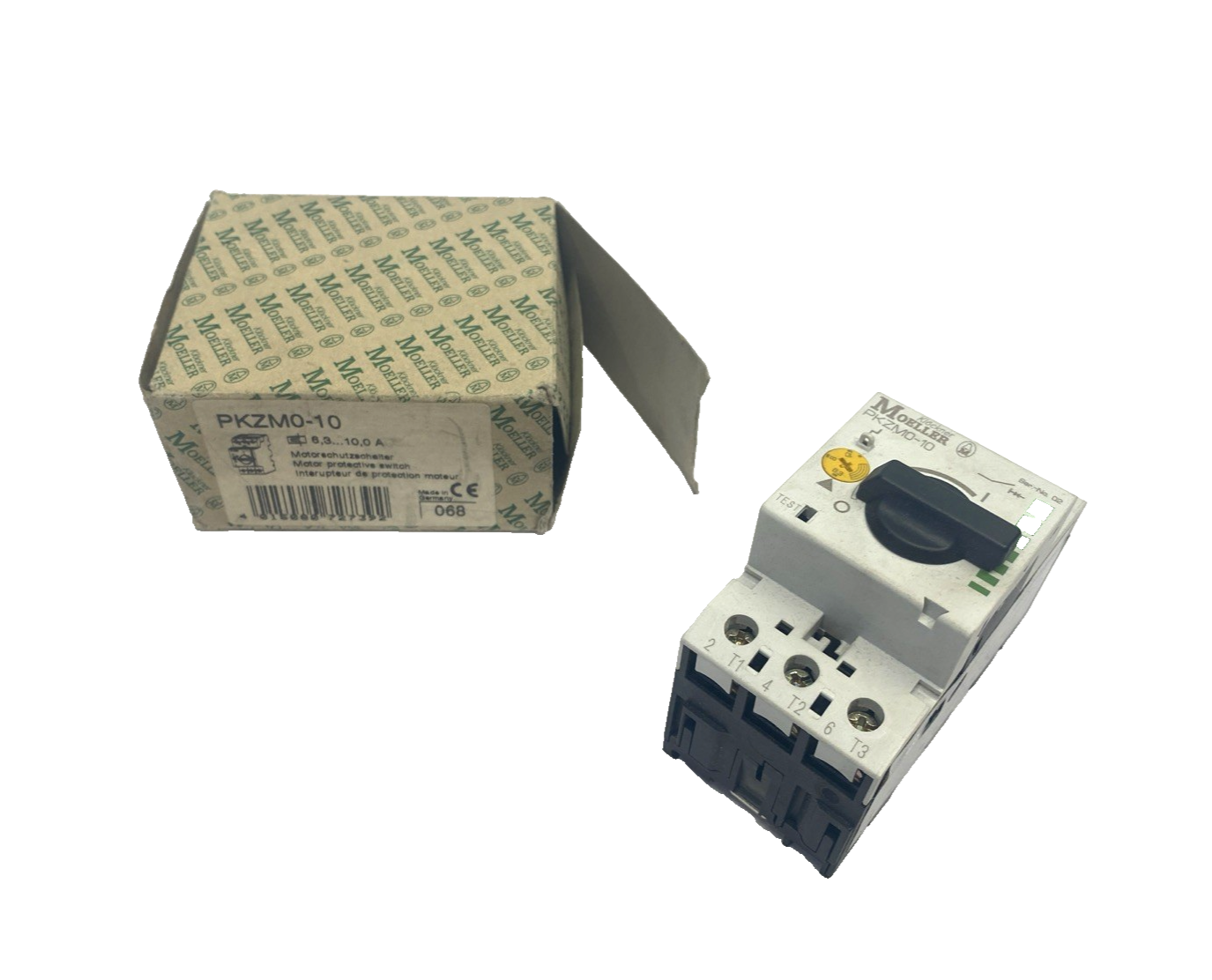 Moeller PKZM0-10 IEC motor control Manual Motor Protector, 10A, 45mm Frame - Maverick Industrial Sales