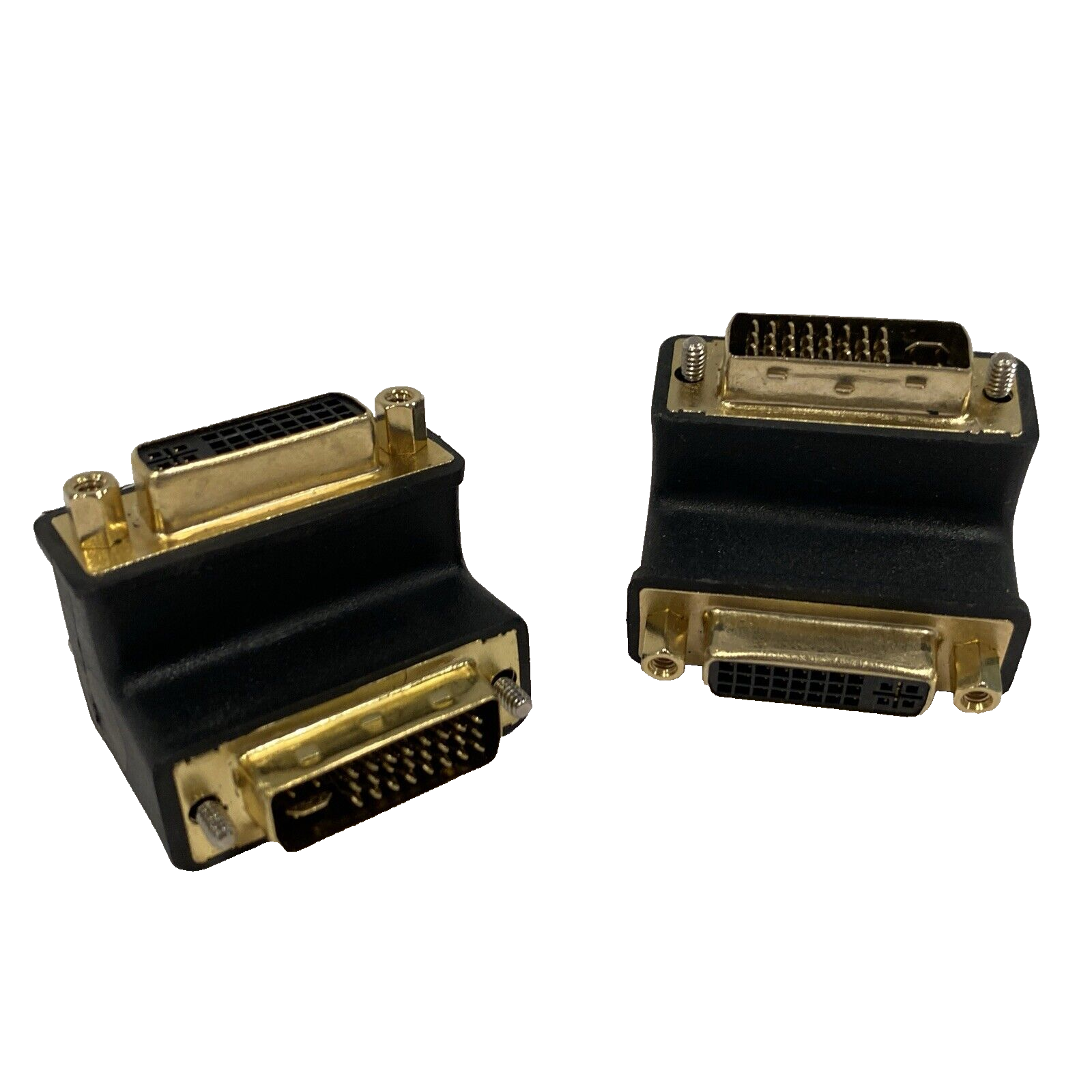 A136HDE | Kramer DVI-I Male to Female Adapter 90 Degree LOT OF 2- Open box - Maverick Industrial Sales