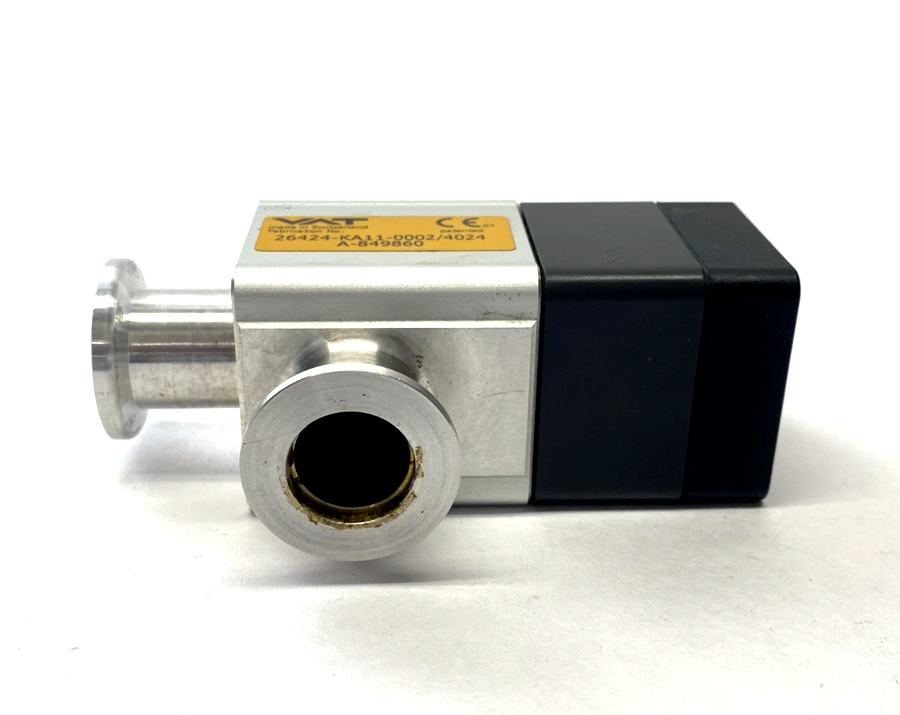 VAT 26424-KA11-0002 HV Vacuum Angle Valve ISO-KF DN 16, 5/8" - Maverick Industrial Sales