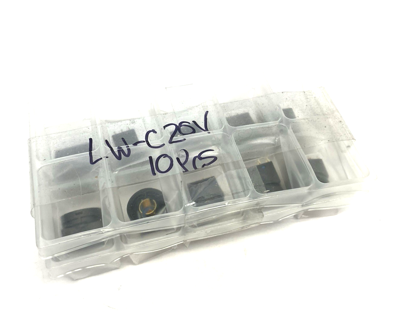 IDEC LW-C20V Pushbutton Switch Contact Block, DPDT 22mm Gold 10-PACK - Maverick Industrial Sales