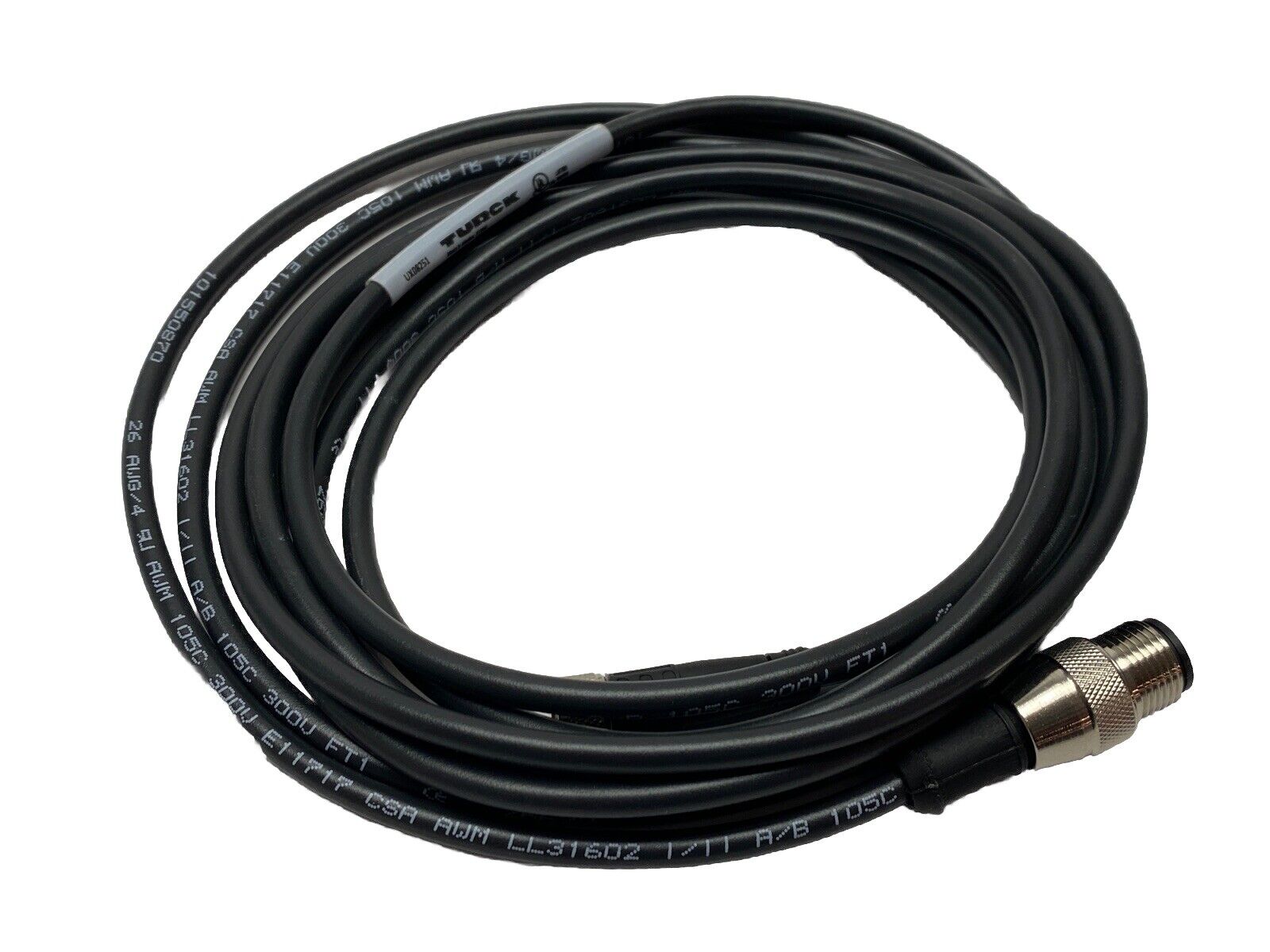 PKG 4M-3-RS 4.4T/S760/S771, UX08251 | Turck PKG 4M-3-RS 4.4T/S760/S771 Double Ended Cable F M8 - M 1/2" 4-Pin UX08251 - New Other - Maverick Industrial Sales
