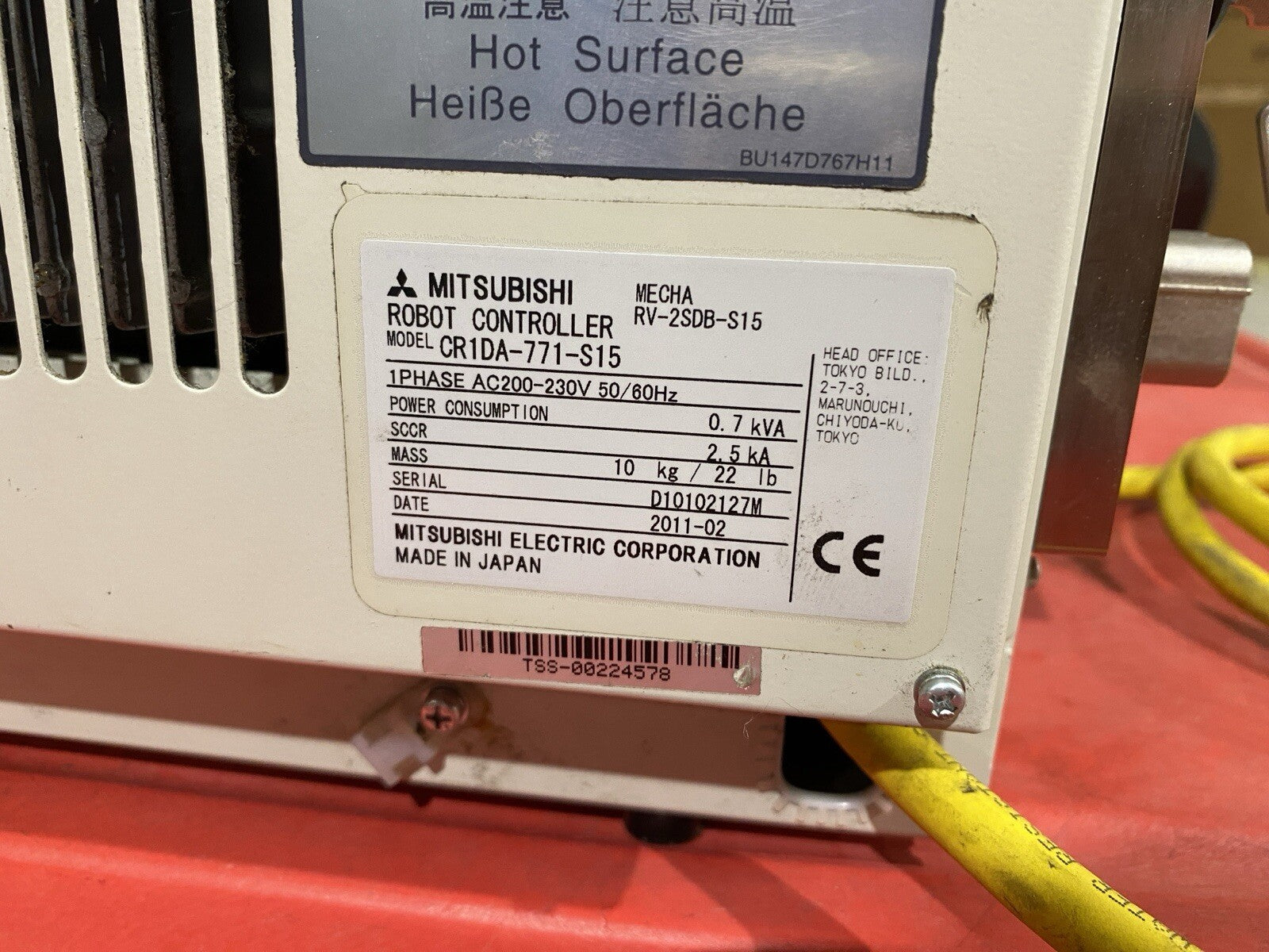 Mitsubishi RV-2SDB-S15 Robot, CR1DA-771-S15 Controller, R32TB Teach Pendant - Maverick Industrial Sales