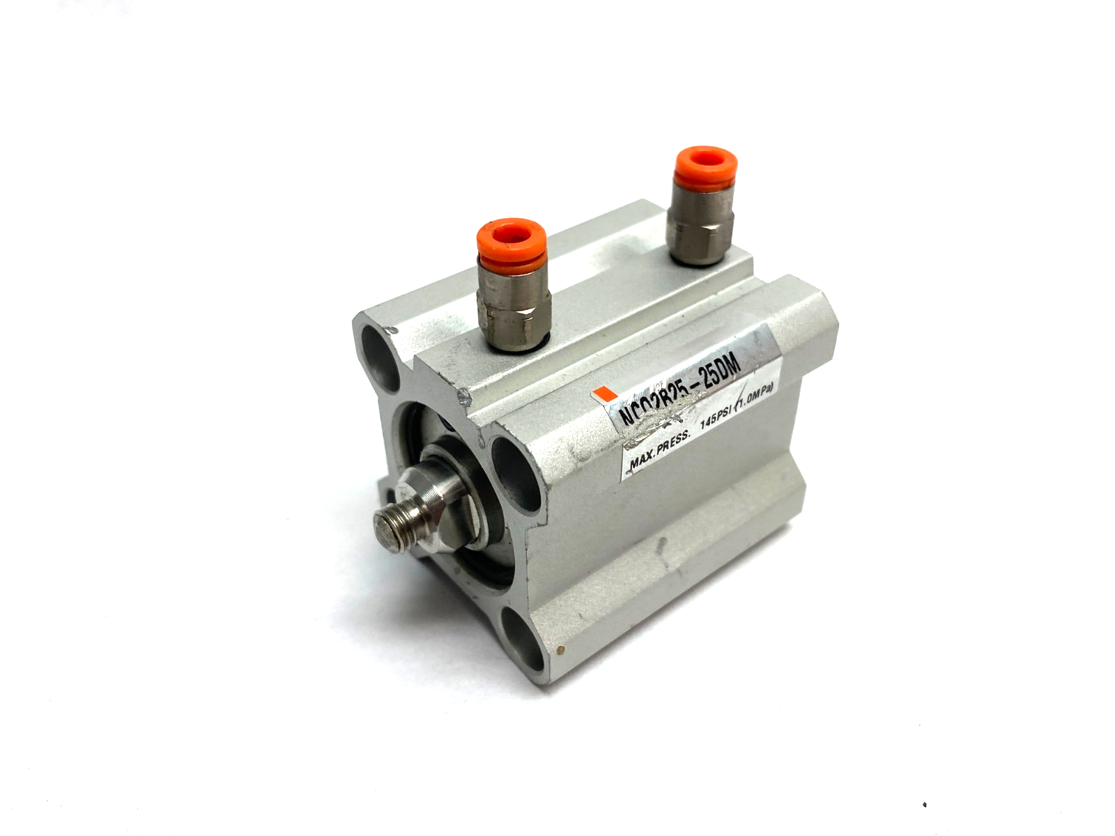 SMC NCQ2B25-25DM Compact Pneumatic Cylinder 25mm Stroke 25mm Bore - Maverick Industrial Sales