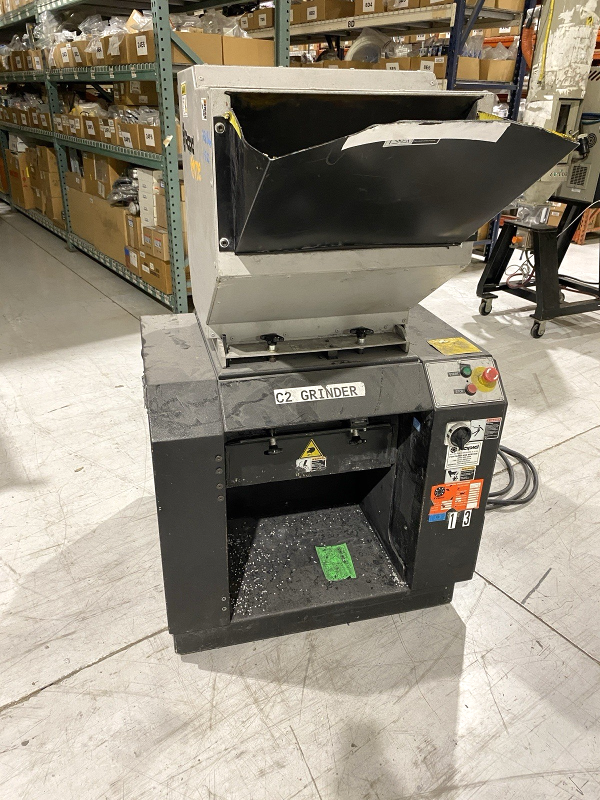 F-19K | Rapid Force Granulator 480V For Repair - For parts or not working - Maverick Industrial Sales